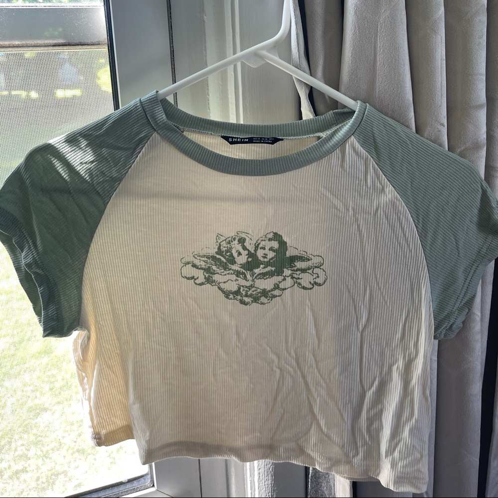 Cropped Angel tee